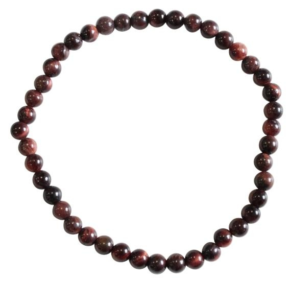 Emprunter BRACELET OEIL DE TAUREAU PERLES RONDES 4 MM livre