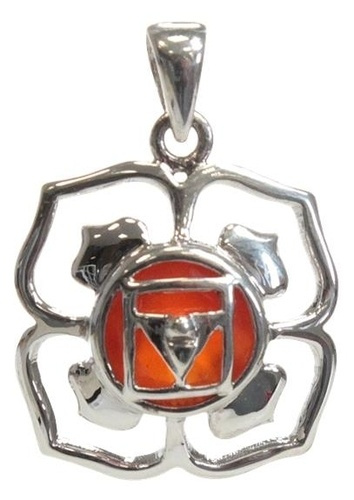 Emprunter MEDAILLE CHAKRA MULADHARA ARGENT 925 AVEC CORNALINE NATURELLE livre