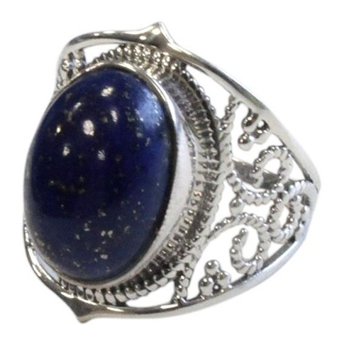 Emprunter BAGUE BAROQUE ARGENT - KANTI - LAPIS LAZULI - T55 livre