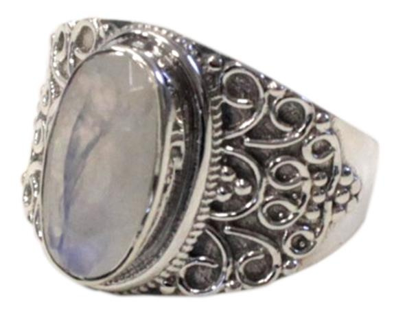 Emprunter BAGUE PIERRE DE LUNE ARGENT 925 GESHNA T54 livre