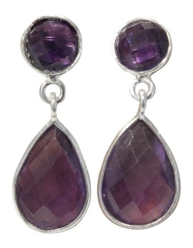 Emprunter BOUCLES D'OREILLES ARGENT GOUTTE SERTIE - AMETHYSTE livre