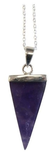 Emprunter COLLIER EN ARGENT AVEC PENDENTIF POINTE PLATE D'AMETHYSTE livre