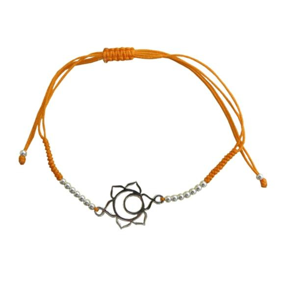 Emprunter BRACELET CORDON AJUSTABLE EN COTON - CHAKRA SVADHISTANA livre