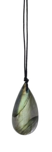 Emprunter CABOCHON LABRADORITE MONTE SUR CORDON NOIR livre