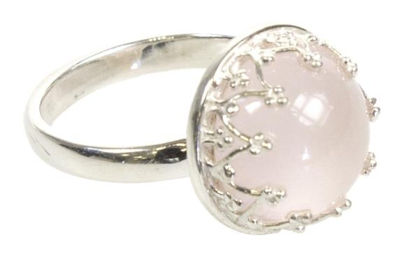 Emprunter Bague Quartz Rose Argent 925 Ronde T54 livre