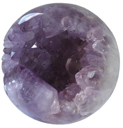 Emprunter BOULE CREUSE AMETHYSTE ET CRISTAUX DE QUARTZ 2,5 KG A 3 KG livre