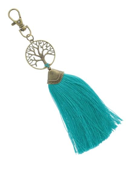 Emprunter PORTE CLES - ARBRE DE VIE - POMPON VERT livre