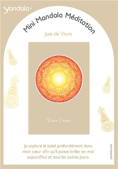 Emprunter CARTE MEDITATION YANDALA JOIE DE VIVRE livre