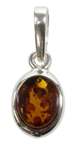 Emprunter PENDENTIF AMBRE BRUN - PETIT MODELE OVALE livre
