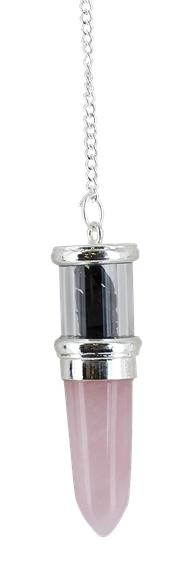 Emprunter PENDULE POINTE QUARTZ ROSE ET REMPLISSAGE SCHUNGITE livre