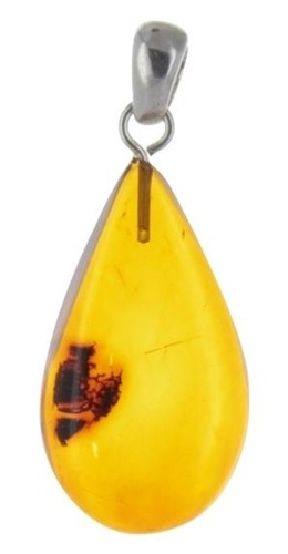Emprunter PENDENTIF GOUTTE AMBRE EN METAL ARGENTE livre
