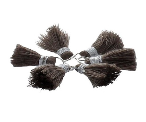 Emprunter pompon fil 20 mm x 6 taupe livre