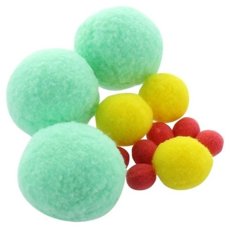 Emprunter pompon rond x 12 ass peps livre