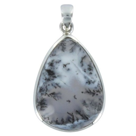 Emprunter PENDENTIF AVEC CARTE AGATE DENDRITIQUE ARGENT - TRANCHE 2,5 A 3 CM livre