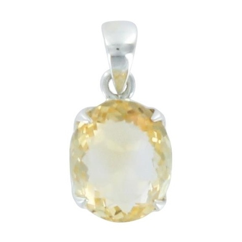 Emprunter PENDENTIF AVEC CARTE CITRINE ARGENT - TRANCHE 1,8 A 2,5 CM livre