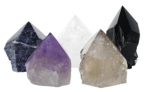 Emprunter pointe brute quartz fume - piece de 200 a 300 gr livre