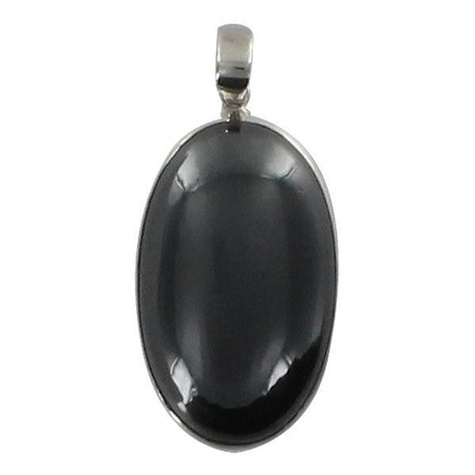 Emprunter pendentif avec carte hematite argent - tranche 2,5 a 3 cm livre