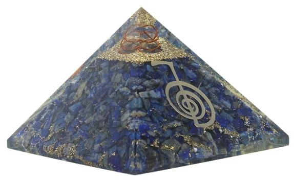 Emprunter PYRAMIDE ORGONITE LAPIS LAZULI AVEC SYMBOLE REIKI livre