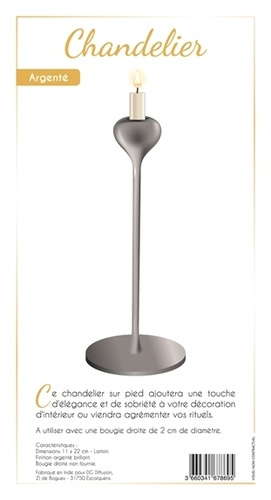 Emprunter Chandelier Métal sur Pied - Argenté Brillant livre