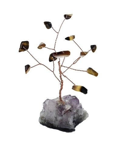 Emprunter Arbre du Bonheur Oeil de Tigre 12 pierres livre