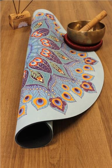 Emprunter TAPIS DE MEDITATION ROND MANDALA BLEU livre