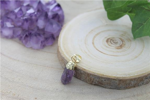Emprunter Pendentif en Améthyste Pointe Brute livre