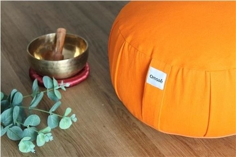 Emprunter Zafu en Kapok Bio Orange livre