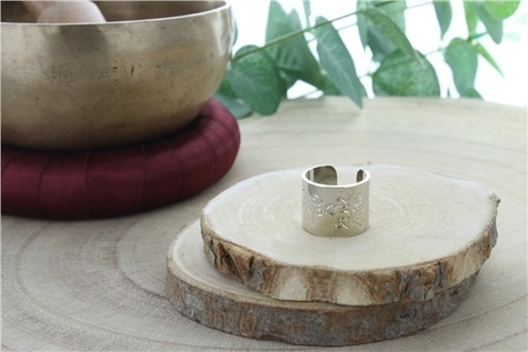 Emprunter BAGUE MANTRA OM MANI PADME HUM T58-60 livre