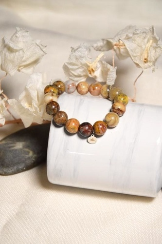 Emprunter Bracelet Agate Crazy Lace Perles rondes 12 mm livre