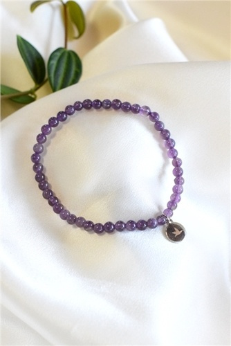 Emprunter Bracelet Améthyste Perles rondes 4 mm livre