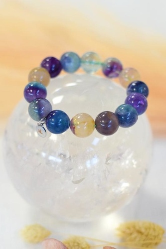 Emprunter BRACELET FLUORITE PERLES RONDES 14 MM livre