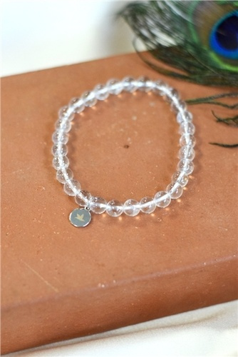 Emprunter Bracelet Cristal de Roche Perles rondes 6 mm livre