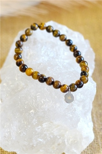 Emprunter Bracelet Oeil de Tigre Perles rondes 6 mm livre