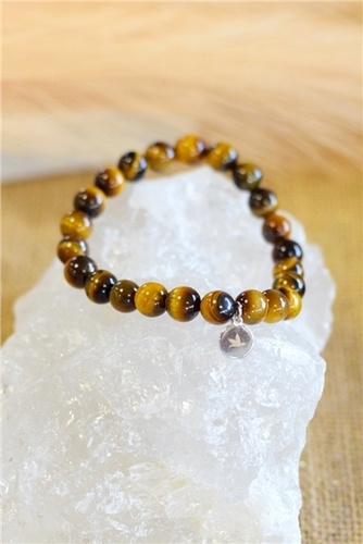 Emprunter Bracelet Oeil de Tigre Perles rondes 8 mm livre