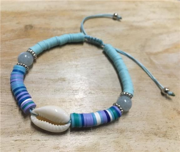 Emprunter Bracelet Plage Coquillage et Perles plates en Céramique livre