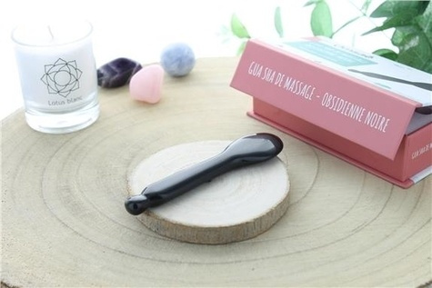 Emprunter GUA SHA CUILLERE EN OBSIDIENNE NOIRE livre