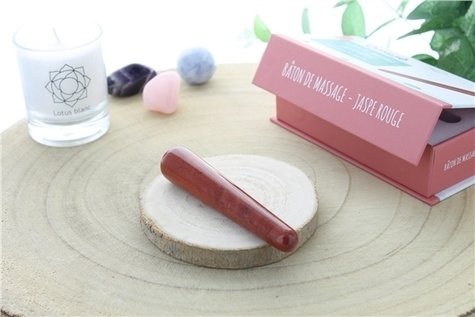 Emprunter BATON DE MASSAGE ARRONDI EN JASPE ROUGE livre