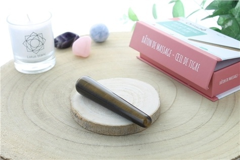 Emprunter BATON DE MASSAGE ARRONDI EN OEIL DE TIGRE livre