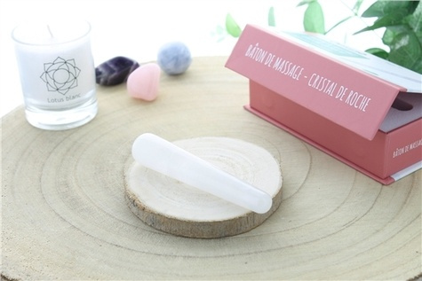 Emprunter Bâton de Massage Arrondi en Cristal de Roche livre