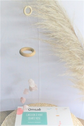 Emprunter Carillon à vent Pierre brute Quartz Rose livre