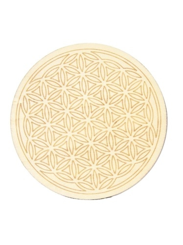 Emprunter Socle de rechargement en bois Fleur de Vie gravée 10 cm livre