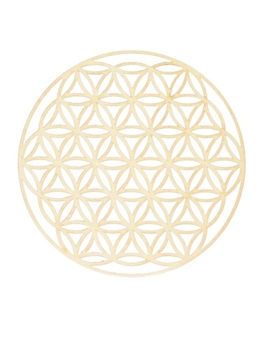 Emprunter Socle de rechargement en bois Fleur de Vie ajourée 20 cm livre