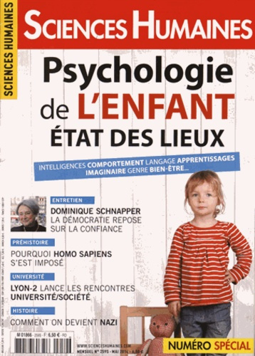 Emprunter Sciences Humaines N° 259, Mai 2014 : Psychologie de l'enfant : état des lieux livre