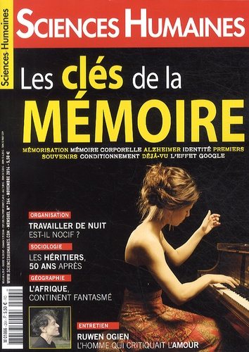 Emprunter Sciences Humaines N° 264 Novembre 2014 : Les clés de la mémoire livre