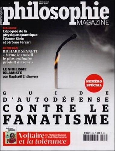 Emprunter Philosophie Magazine N° 87, mars 2015 : Guide d'autodéfense contre le fanatisme livre