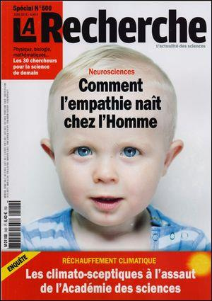Emprunter La Recherche N°500 Juin 2015 Comment L Empathie Nait Chez L Homme livre