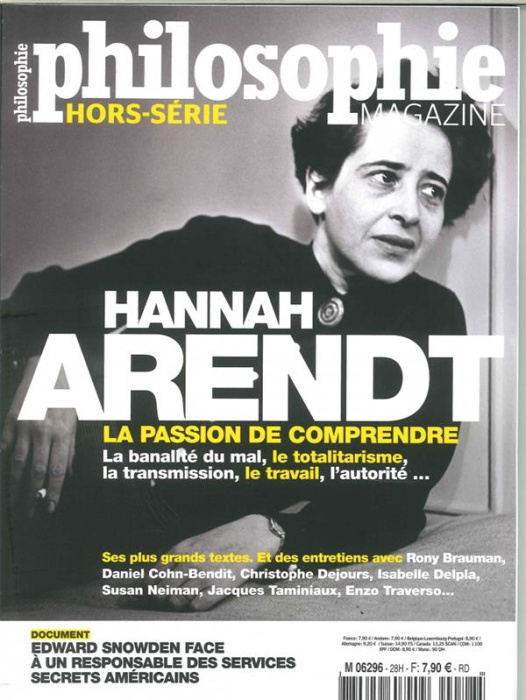 Emprunter Philosophie Magazine Hors Série N° 28 : Hannah Arendt. La passion de comprendre livre