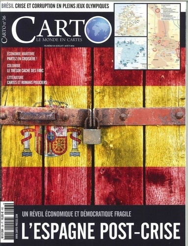 Emprunter Carto N° 36, juillet-août 2016 : L'Espagne post-crise livre