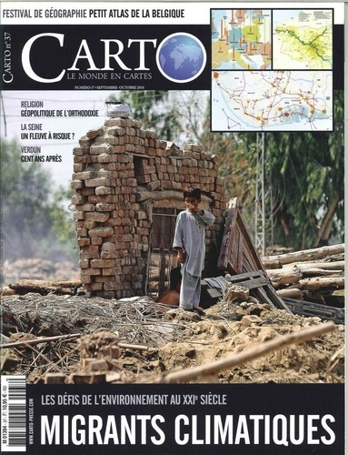 Emprunter Carto N° 37, septembre-octobre 2016 : Migrants climatiques. Les défis de l'environnement au XXIe siè livre