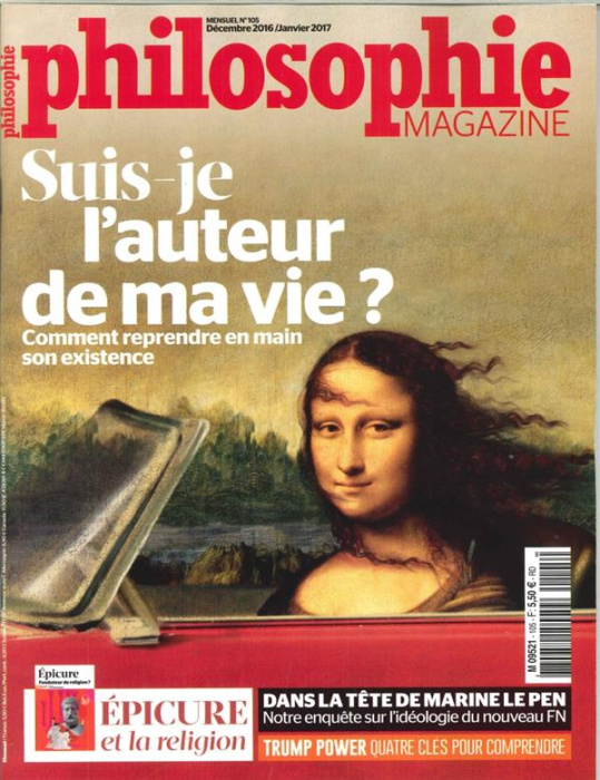 Emprunter Philosophie Magazine N° 105, Décembre 2016 - Janvier 2017 : Suis-je l'auteur de ma vie ? Comment rep livre